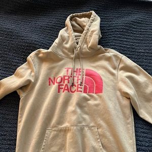 Brown north face sweatshirt